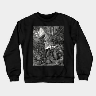 The Council of the Rats - Gustave Dore Crewneck Sweatshirt